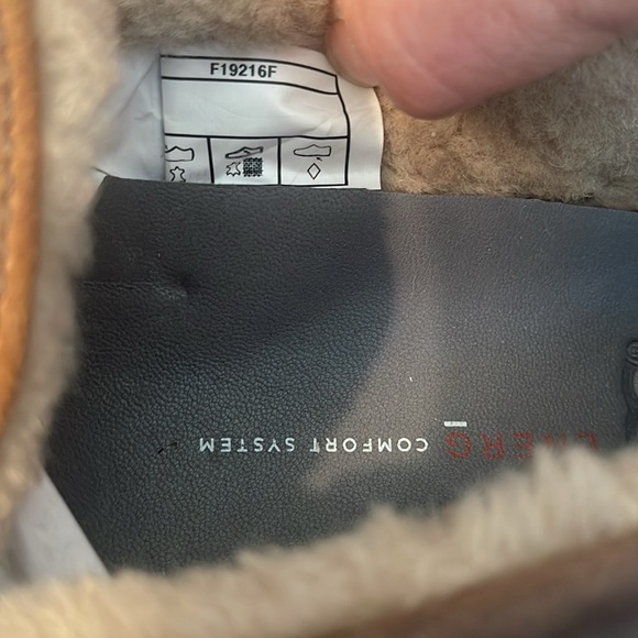 UGG Mens Fascot Slip On Leather Suede Sheepskin Loafer Size 11 US Brown - Picture 7 of 11